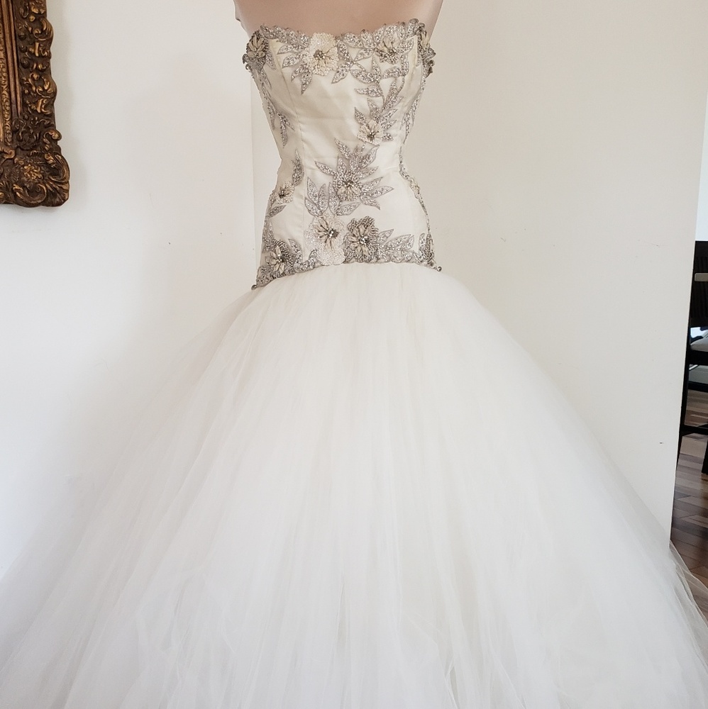 LAZARO wedding gown dress